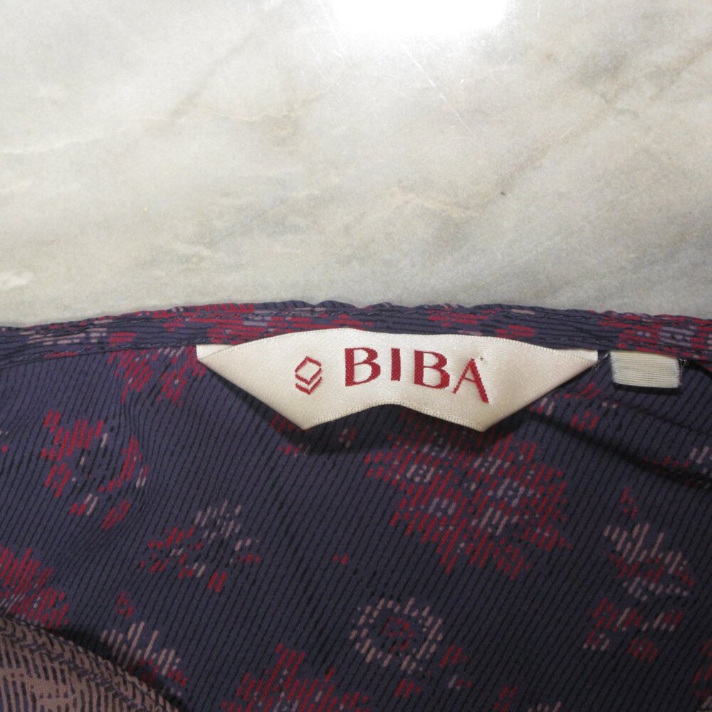 Biba Patterned Tunic Blouse Size Medium ? - image 6
